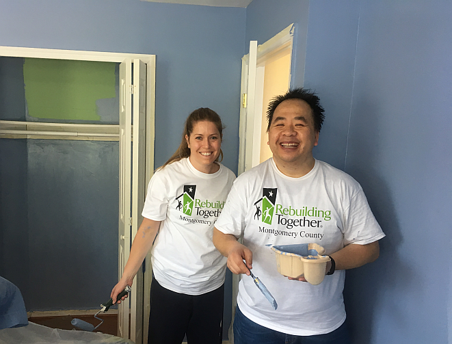 Donohoe Volunteers with Rebuilding Together Montgomery County Thumbnail