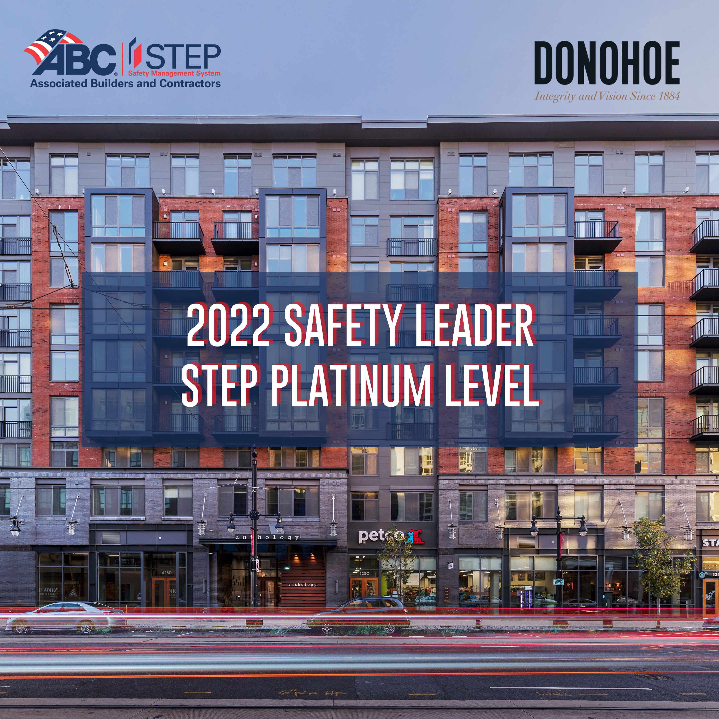 Donohoe Construction Named a 2022 STEP Platinum Recipient for Excellence in Safety Thumbnail