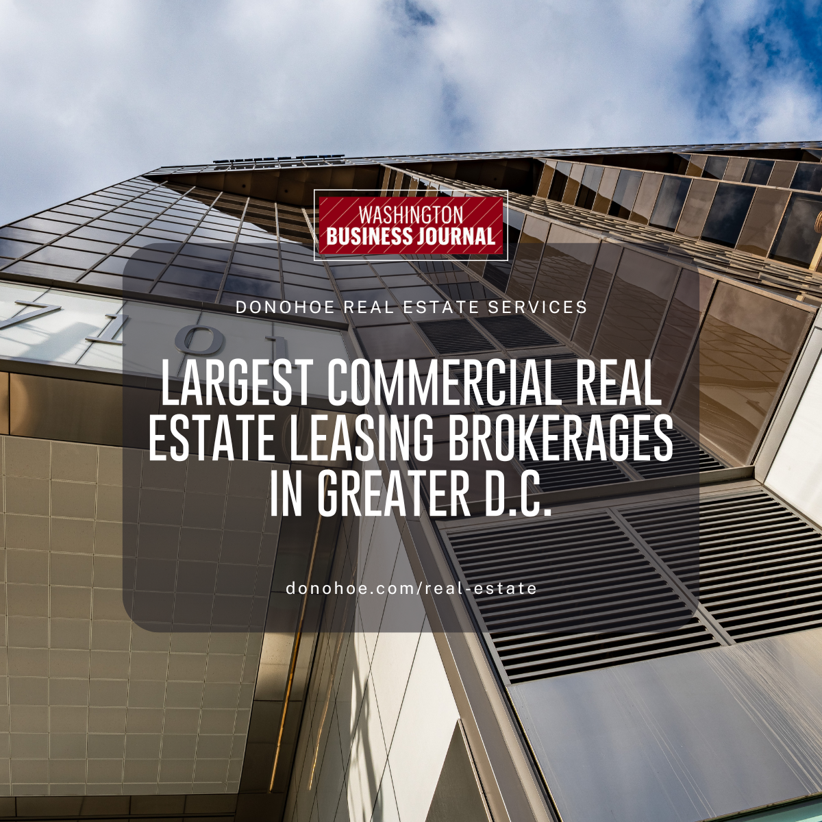 Donohoe Named One Of The Largest Commercial Real Estate Leasing Brokerages In Greater D.C. Thumbnail