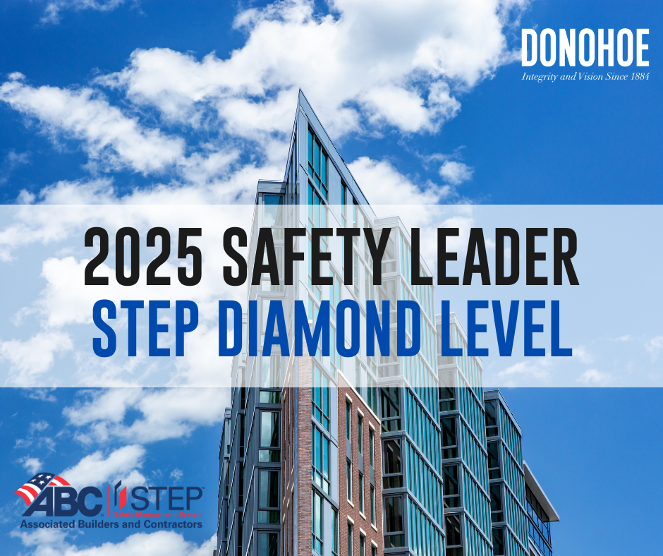 Donohoe Construction Named A STEP Diamond Recipient Thumbnail